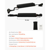 Soft Roof Rack Pads 15.5in 176lbs Load Capacity for Kayak Canoe Surfboard